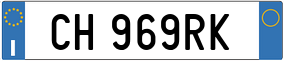 Truck License Plate